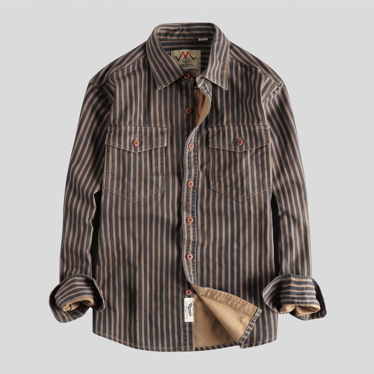 Camisa Detroit | Patrón de Rayas A19