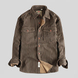 Camisa Detroit | Patrón de Rayas A19