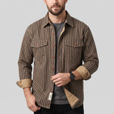 Camisa Detroit | Patrón de Rayas A19