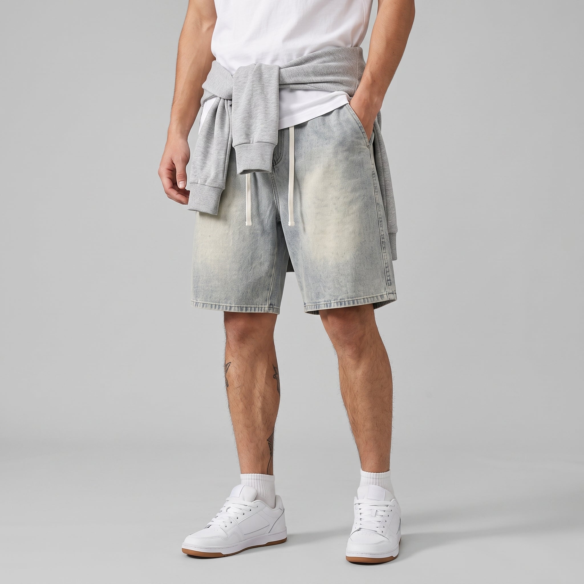 Shorts de Mezclilla Lennox | Cintura Elástica B11