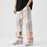 Jeans Chroma | Estampado de Trazos B12