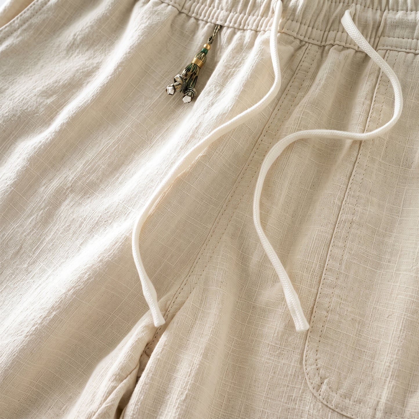 Shorts Riviera | Algodón y Lino B8