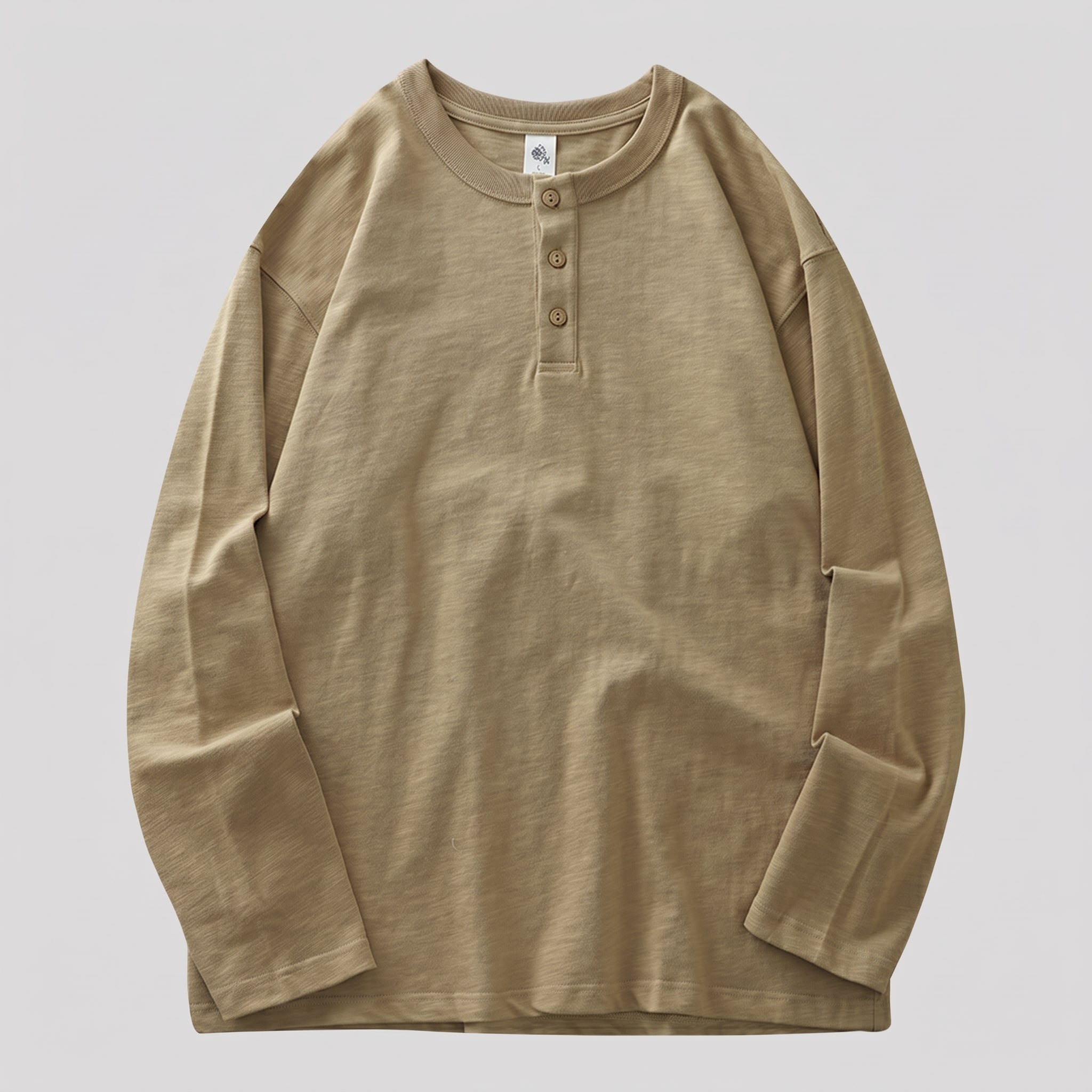 Sudadera Henley | 100% Algodón C7