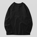 Sudadera Henley | 100% Algodón C7
