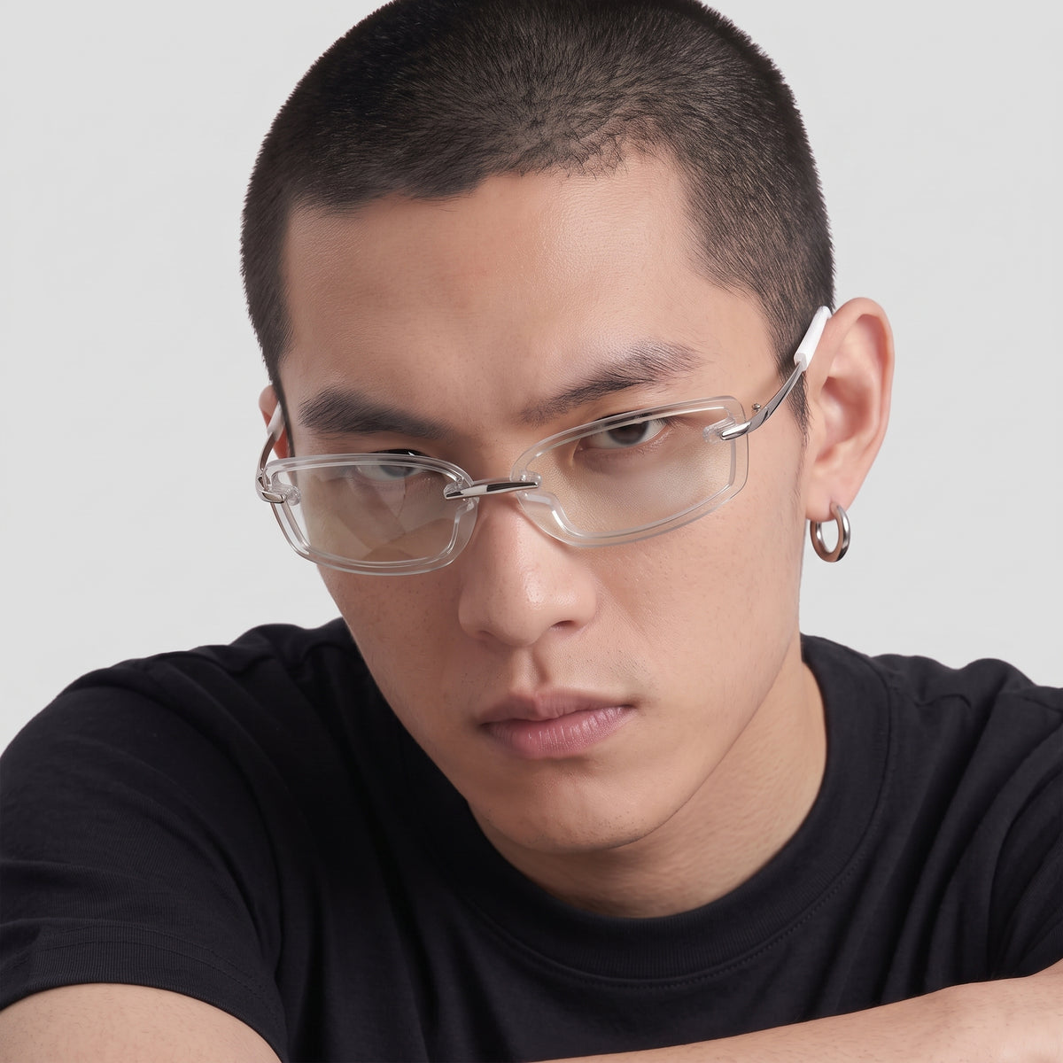 Lentes Vórtice | Diseño Sin Marco Y2K D5
