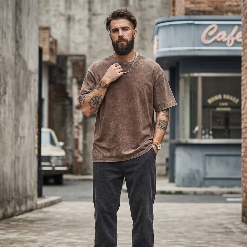 Washed Oversize Tee