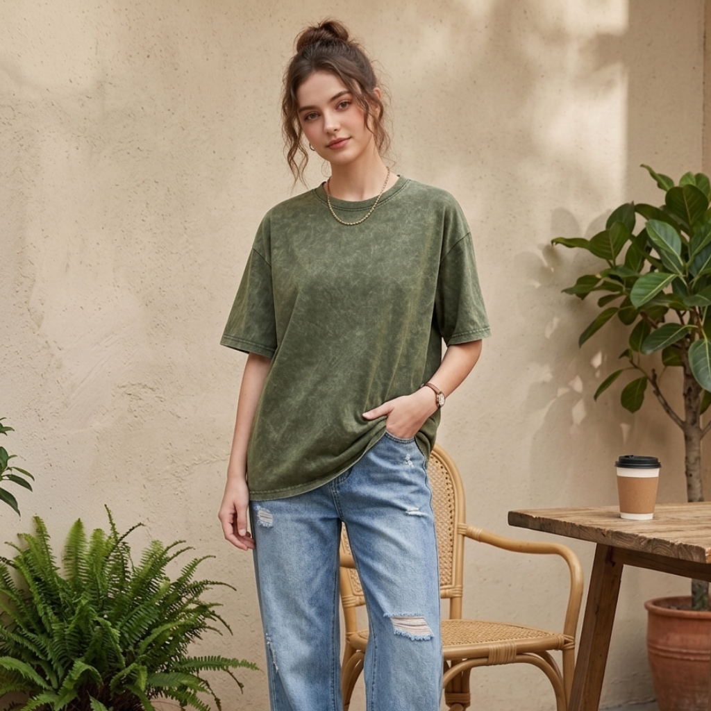 Washed Oversize Tee