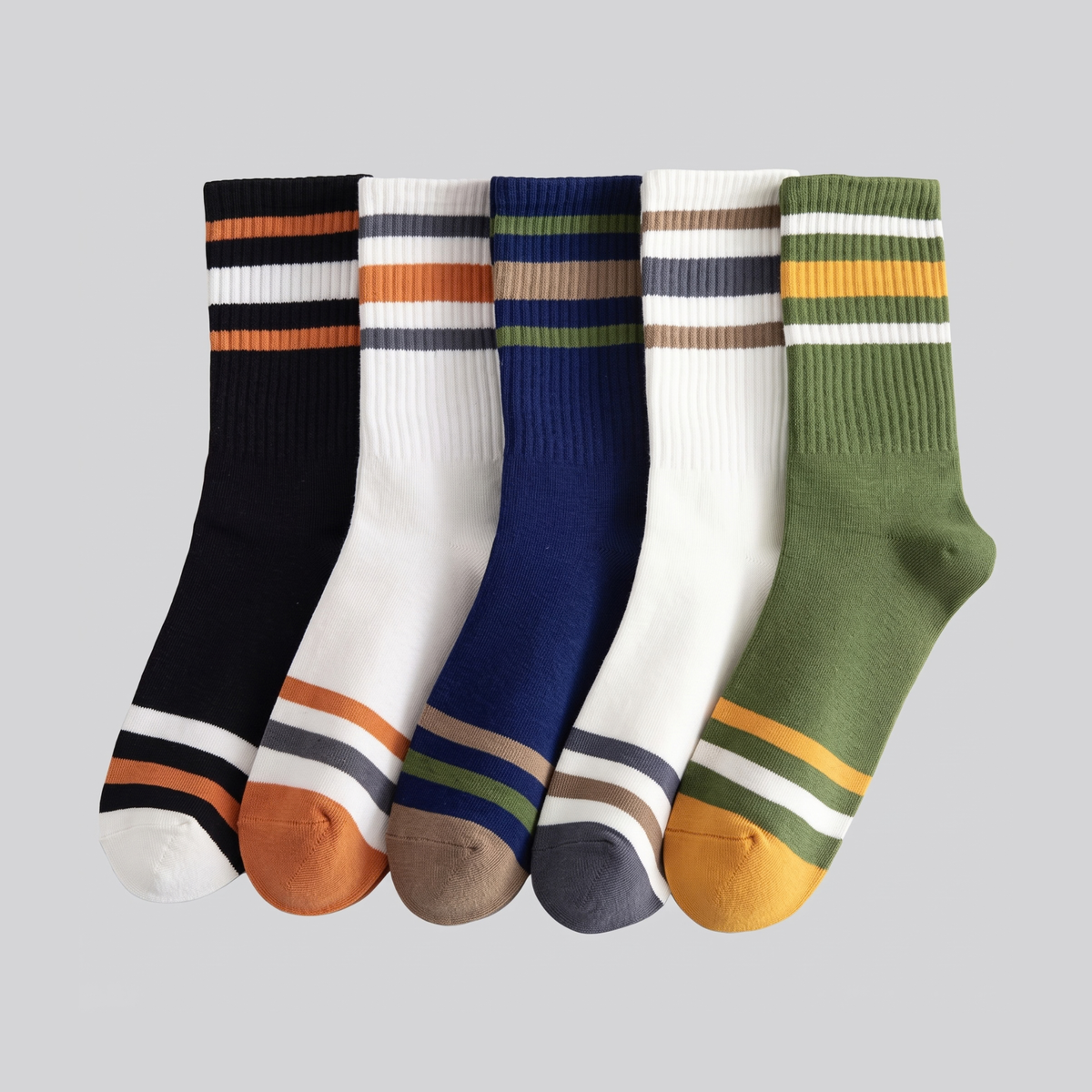 Calcetines Crew | Pack de 5 Pares D6